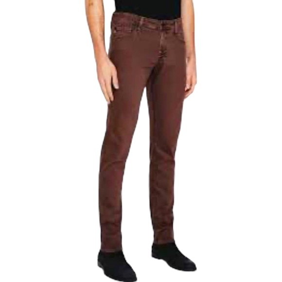 Ag Adriano Goldschmied Other - AG Adriano Goldschmied Men's Tellis Modern Slim Fit Jean Burgundy Size 33R